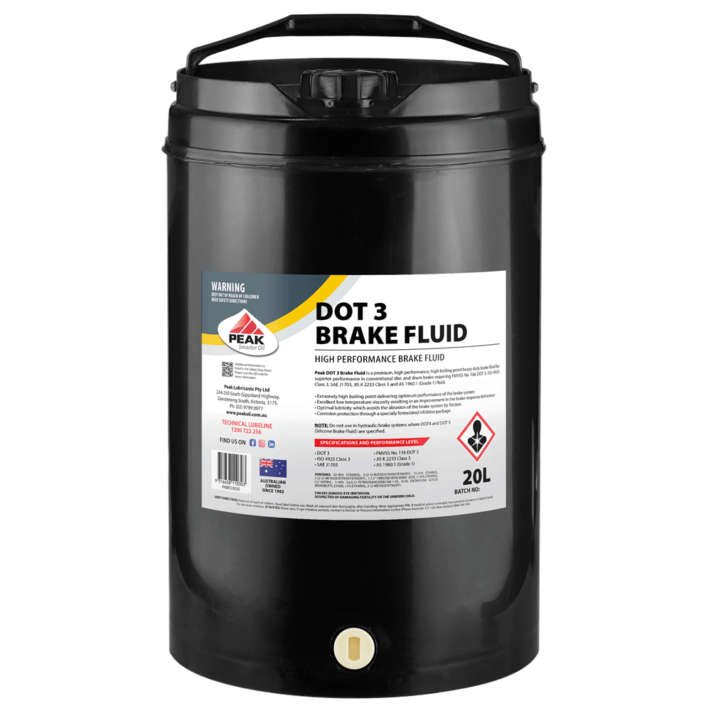 PEAK DOT 3 BRAKE FLUID