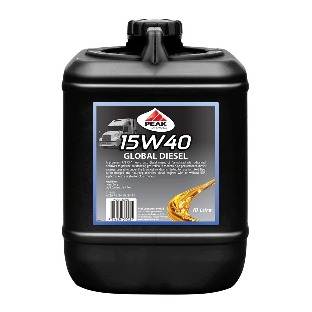 PEAK GLOBAL DIESEL 15W40 CI4/SL