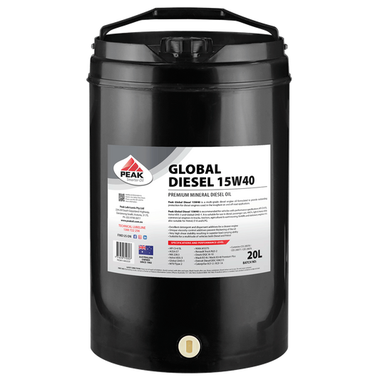PEAK GLOBAL DIESEL 15W40 CI4/SL