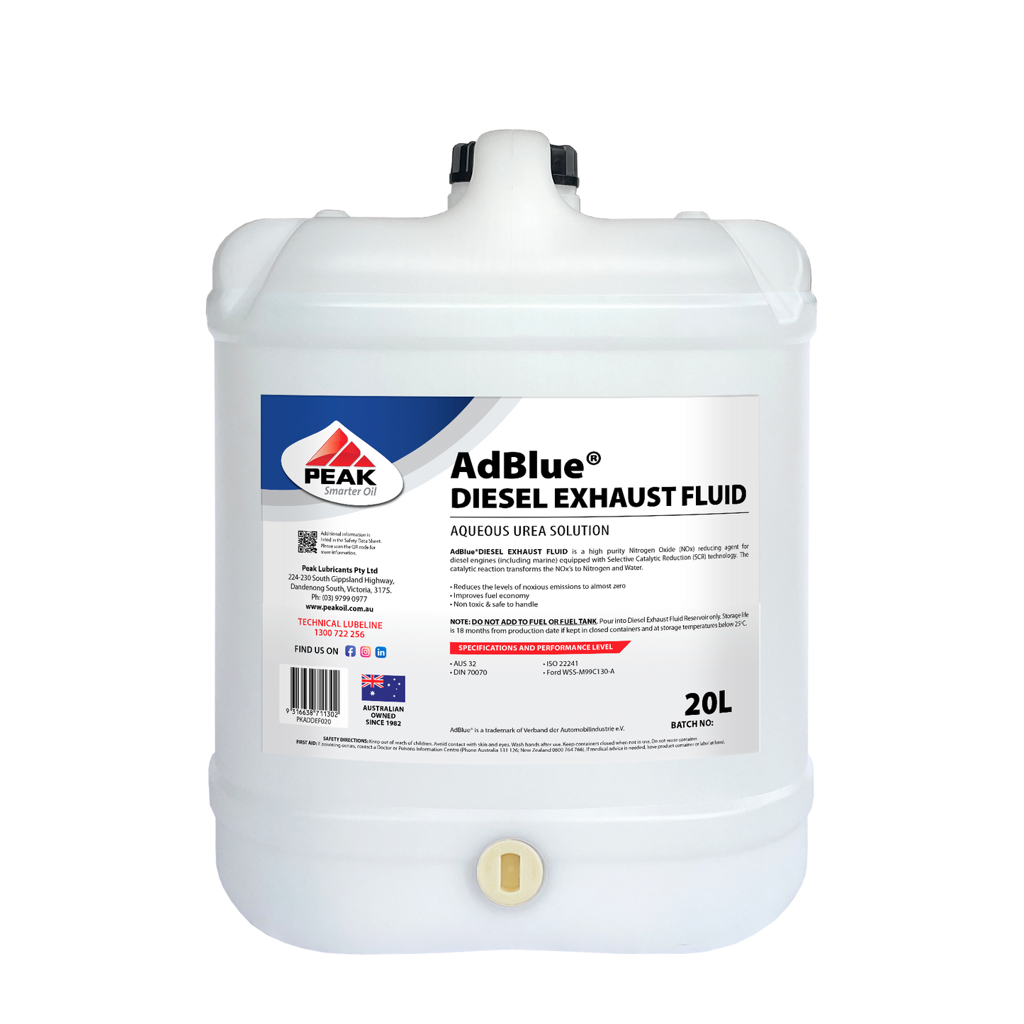 PEAK DIESEL EXHAUST FLUID