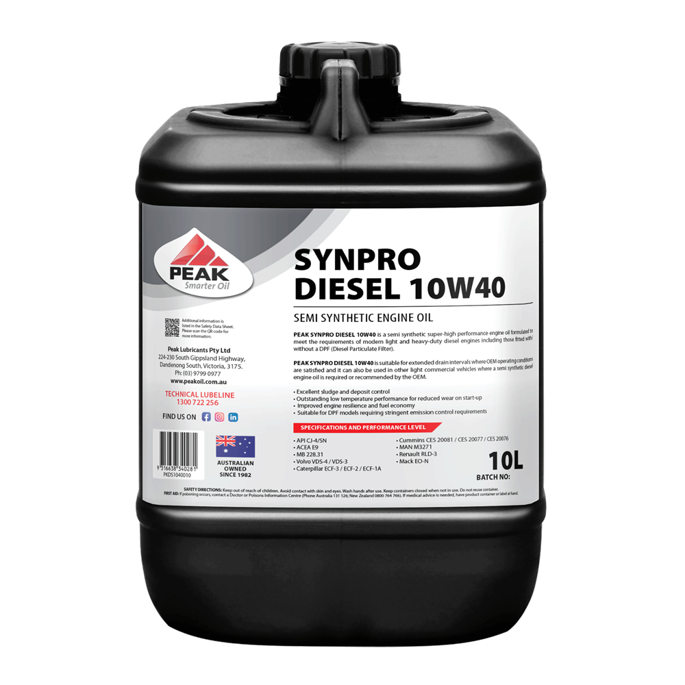 PEAK SYNPRO DIESEL 10W40