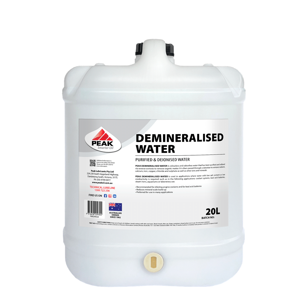 PEAK DEMINERALISED WATER