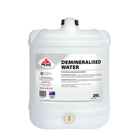 PEAK DEMINERALISED WATER