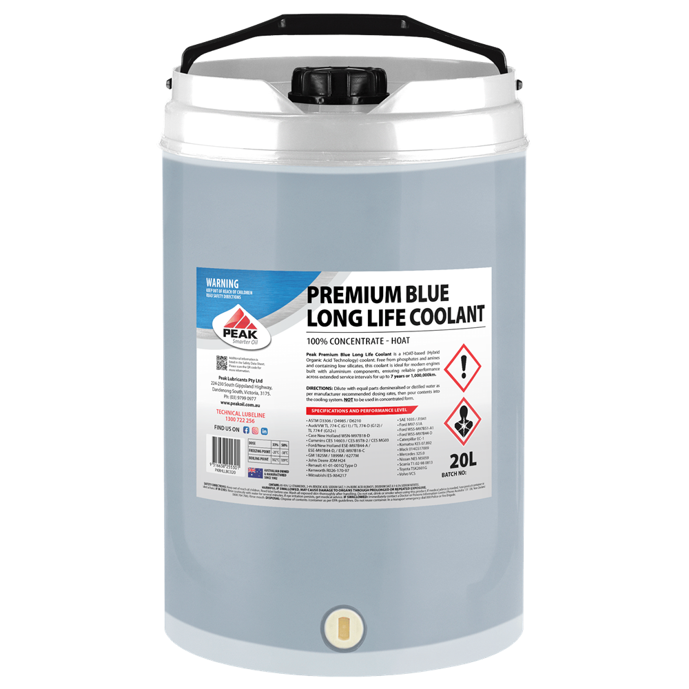 PEAK PREMIUM LONG LIFE BLUE COOLANT CONCENTRATE