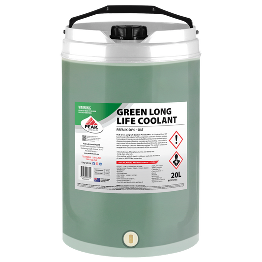 PEAK GREEN LONG LIFE COOLANT PREMIX 50%