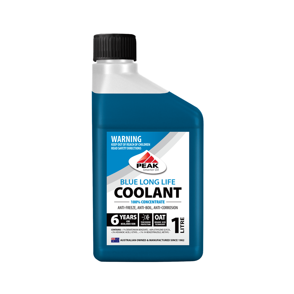 PEAK BLUE LONG LIFE COOLANT CONCENTRATE - OAT