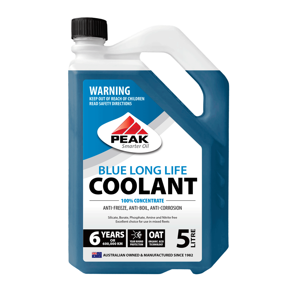 PEAK BLUE LONG LIFE COOLANT CONCENTRATE - OAT