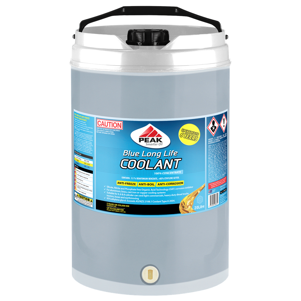PEAK BLUE LONG LIFE COOLANT CONCENTRATE - OAT