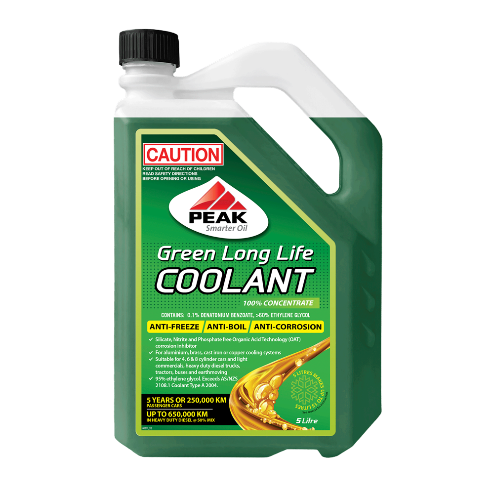 PEAK GREEN LONG LIFE COOLANT CONCENTRATE