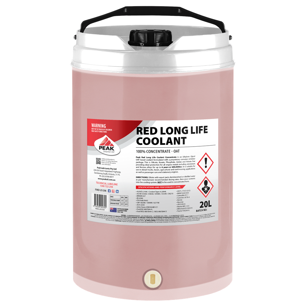 PEAK RED LONG LIFE COOLANT CONCENTRATE