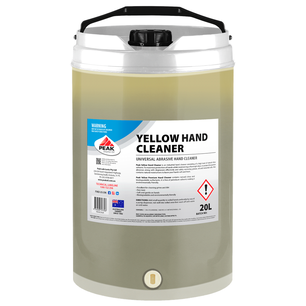 PEAK YELLOW HAND CLEANER